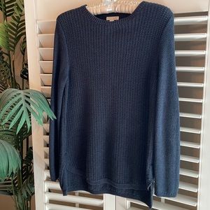 J. Jill Navy blue tunic sweater. EUC